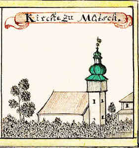 Kirche zu Matsch - Kościół, widok ogólny